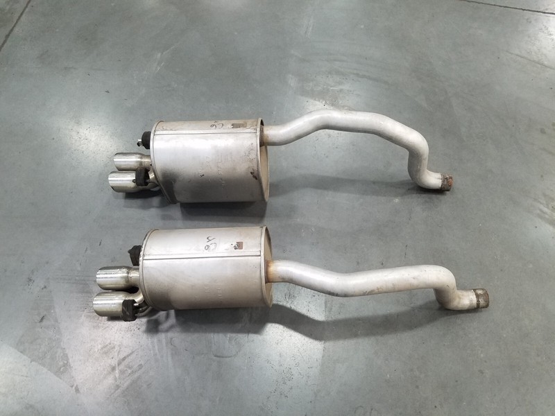 2012 Chevy Corvette C6 Exhaust Muffler / Tips / Pipes #6296 G5