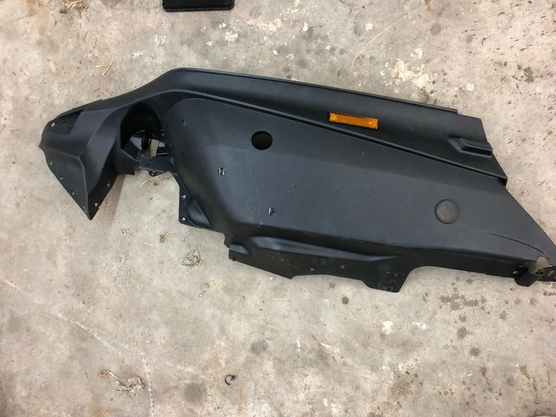 Yamaha Snowmobile Vmax 500 700sx Left hand frame under bellypan 8CR-2196A-00-00