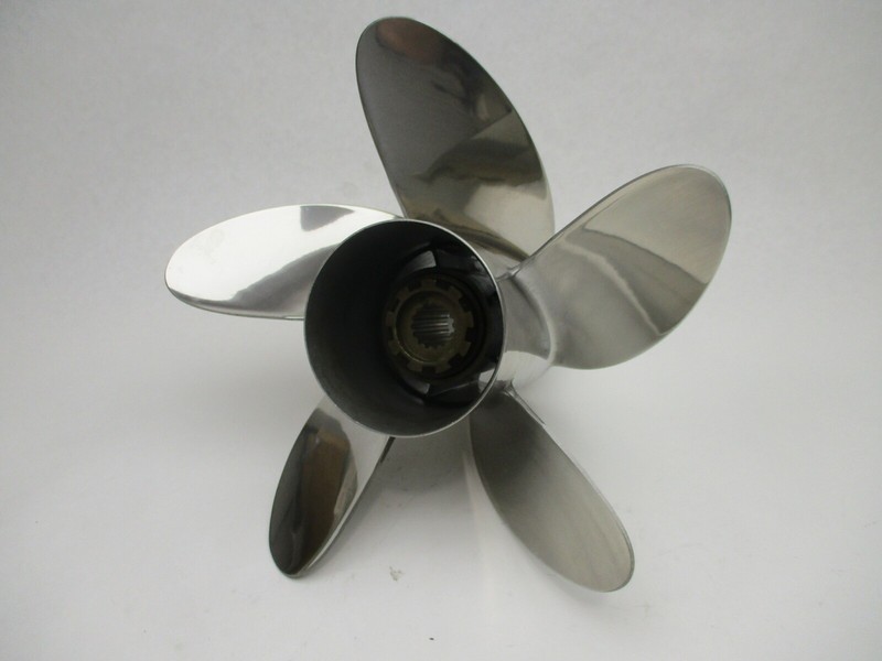 815746A40 High Five Blade Stainless Prop 24 Pitch 40-140hp 4.25" Gearcase 15 Spl