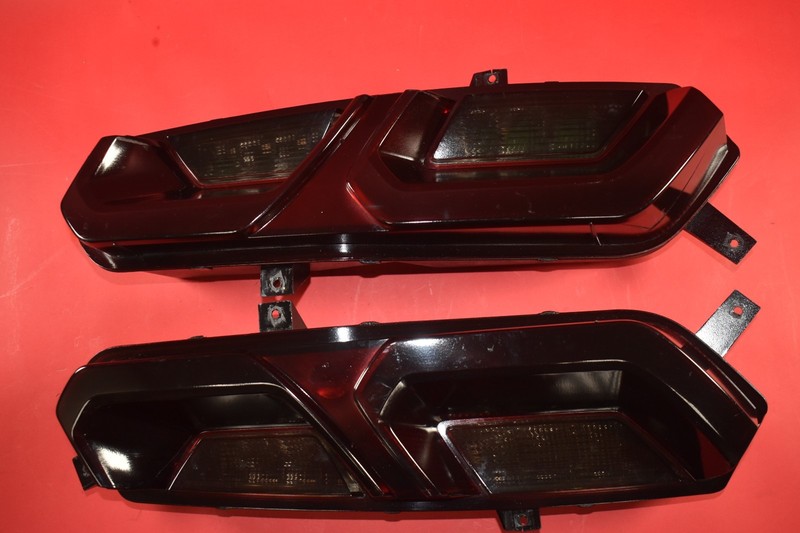 2014-19 CORVETTE STINGRAY C7 LED TAIL LIGHTS PAIR SMOKED *23170469 23170470 OEM*
