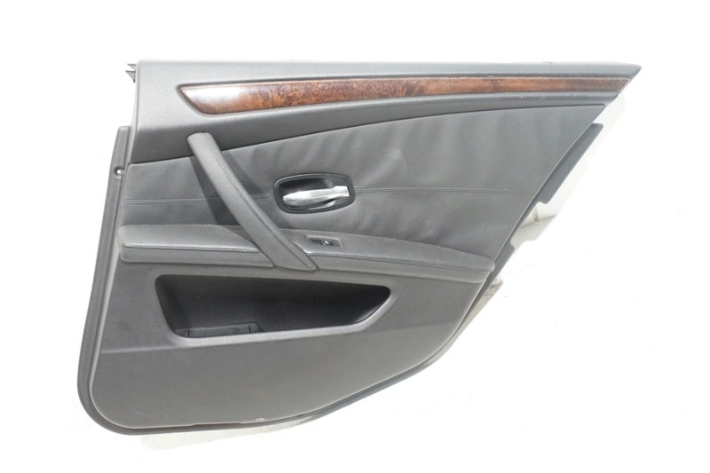08-10 BMW 525i 528Xi 530i E60 REAR RIGHT PASSENGER SIDE DOOR PANELBLACK OEM