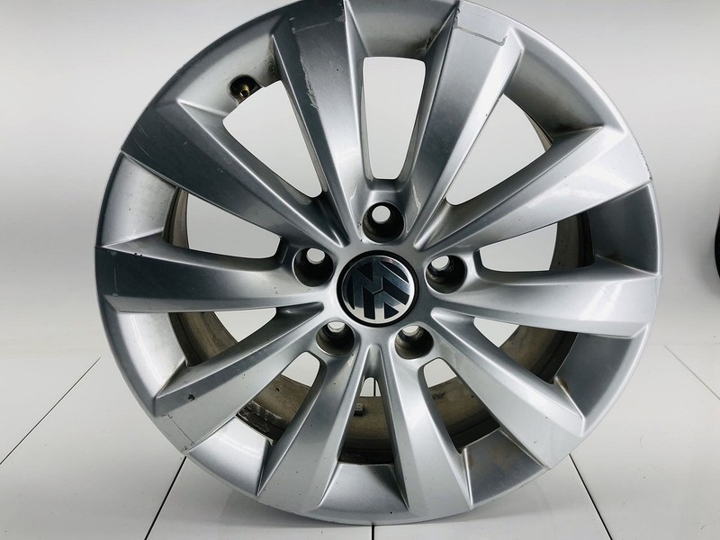 13-17 VOLKSWAGEN BEETLE ALLOY WHEEL RIM 6.5X16 ET44 10 SPOKE & CENTER CAP OEM