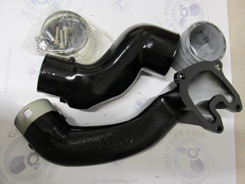 42421A14 Quicksilver Mercruiser Sterndrive Exhaust Elbow Kit NLA 95872A1