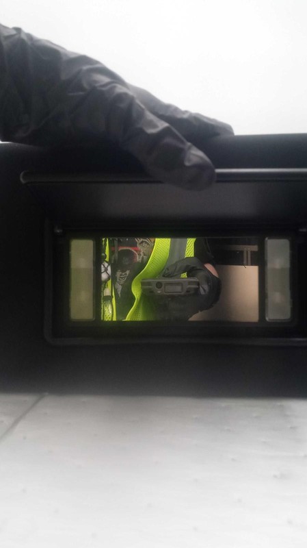 2013 Hyundai Santa Fe Black Sun Visor OEM Used 341942 111K Miles