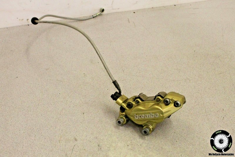 2008 Moto Guzzi Breva 750 FRONT BRAKE CALIPER LINE HOSE TUBE 08