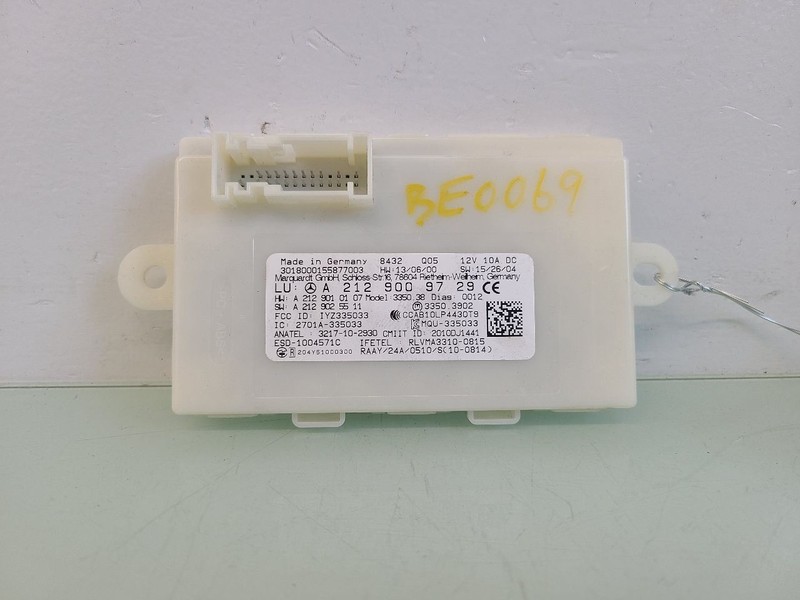 Chassis ECM 231 Type Sl Models Multifunction Fits 13-20 MERCEDES S-CLASS 582158
