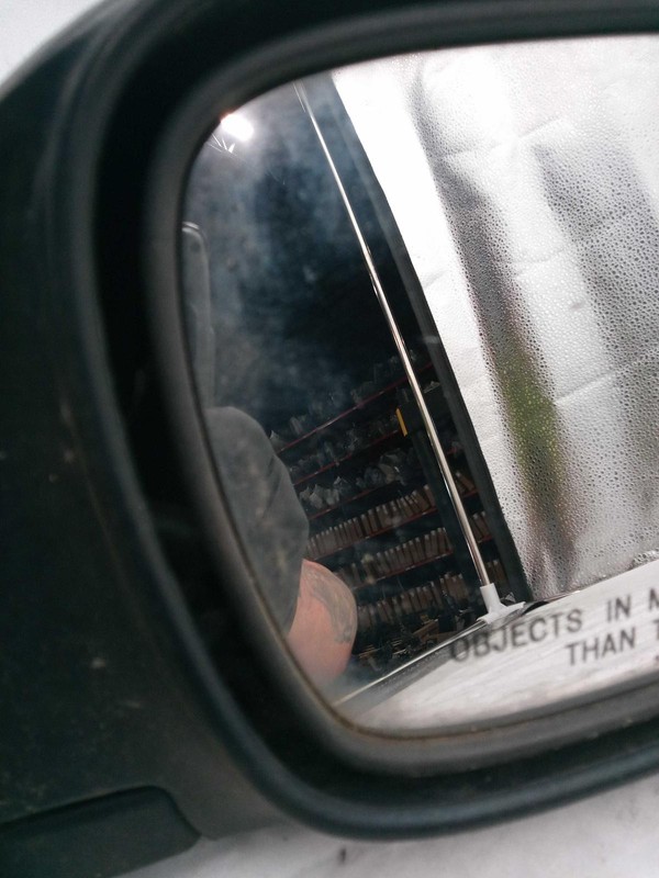 2001 Jeep Cherokee Right Door Mirror Assembly - Used, Damage, 175K Miles