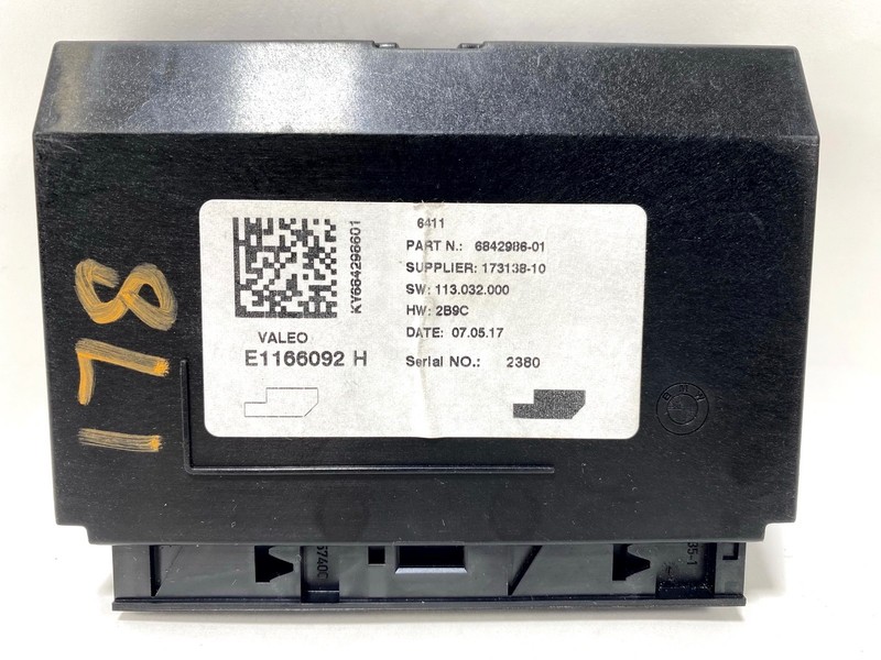 16-18 BMW SERIES 3 320i F30 HVAC AC AIR COMPUTER CONTROL MODULE UNIT OEM