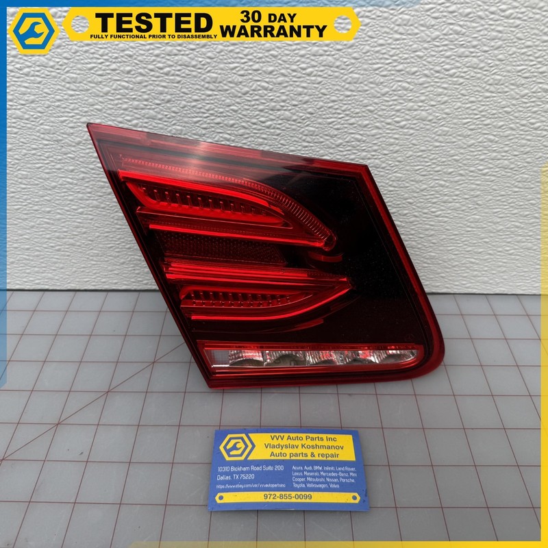 14-17 MERCEDES E350 E400 E550 TRUNK BRAKE LAMP REAR LEFT INNER TAIL LIGHT OEM