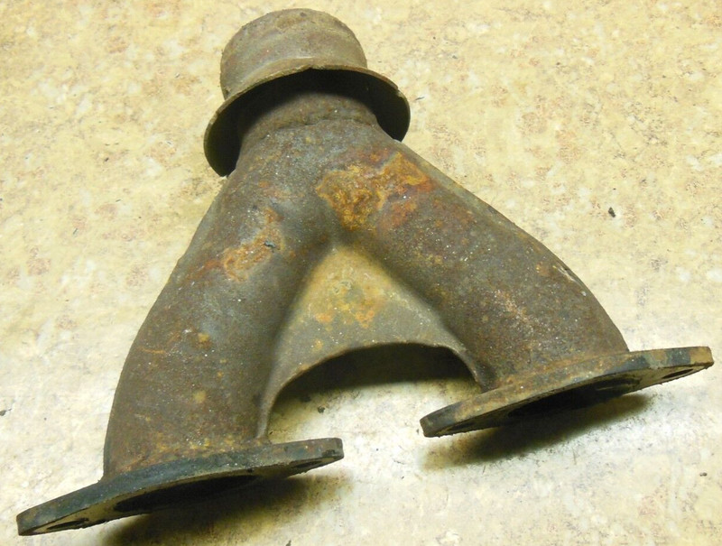 1990 Arctic Cat Prowler 440 Snowmobile Exhaust Header Pipe Manifold Splitter 90