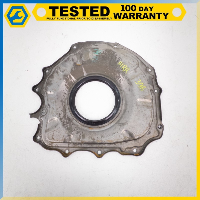 10-22 RANGE ROVER L405 L494 5.0L ENGINE CRANKSHAFT RETAINER SEAL PLATE OEM