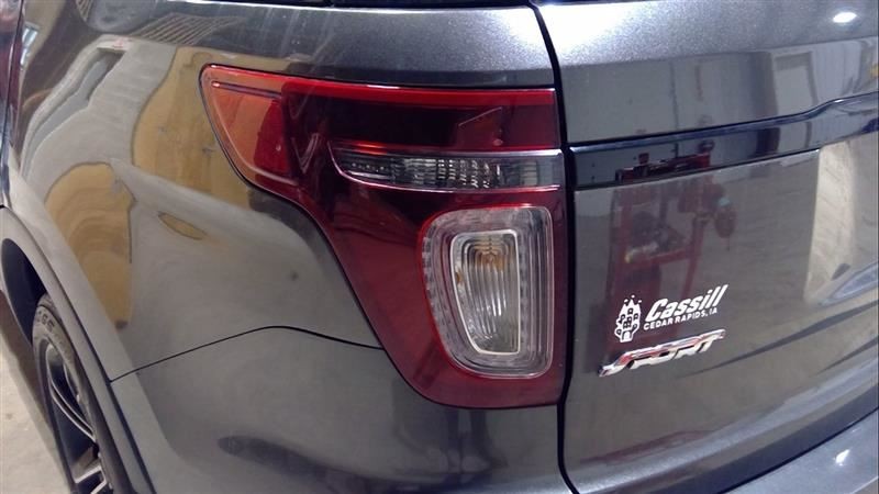 Driver Tail Light Black Out Lens Sport Fits 13-15 EXPLORER 3203160