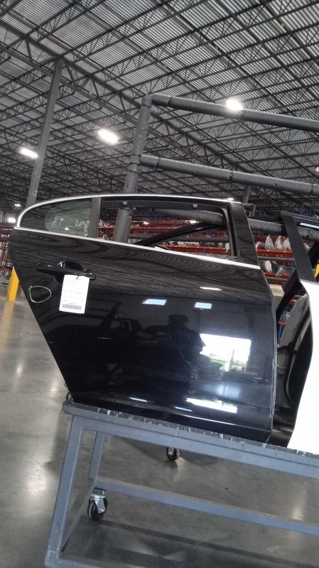 2016 VOLVO S60 Right Rear Door Black 641551 Used 109k Miles OEM