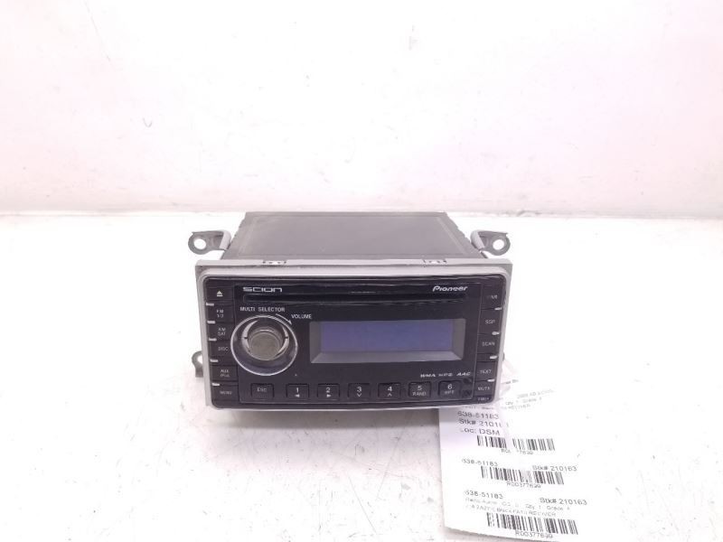 08-14 SCION XB RADIO/STEREO AUDIO RECEIVER AND DISPLAY UNIT ASSEMBLY