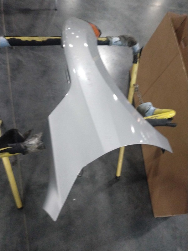 2017 Honda Civic Right Fender Silver - Used, 1 Dent, Paint Chips