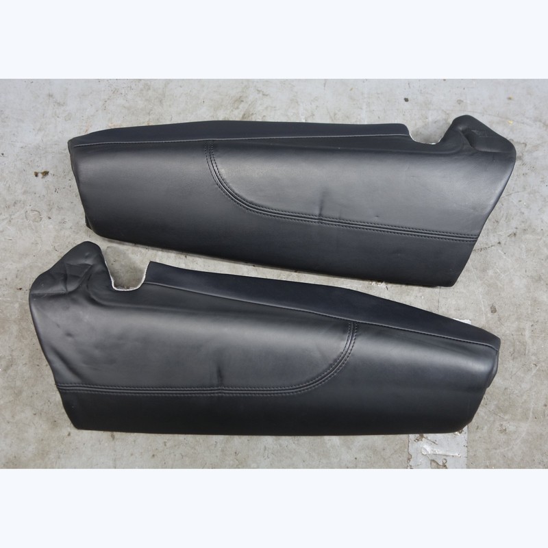 2010-2013 BMW E93 M3 Rear Seat Back Side Bolster Pair Black Leather OEM