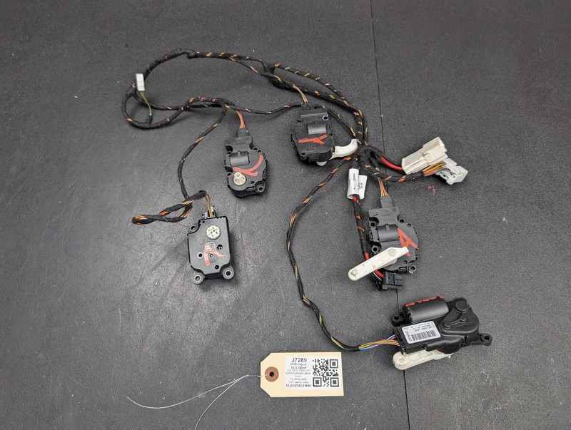 HVAC Heater Flap Door Actuators w/ Wiring Set 2018 Jaguar XE S GX73-19949-AA 19