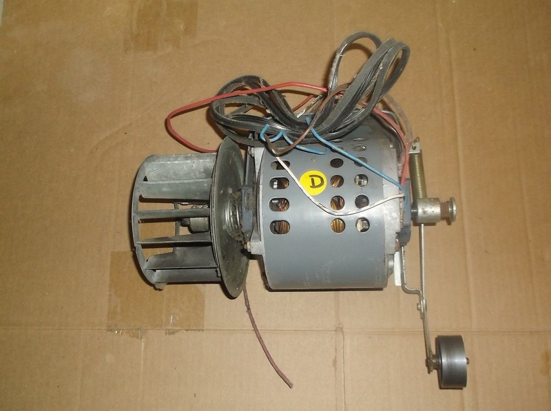 DELCO BLOWER MOTOR W/ WHEEL C3115A1 1/6 H.P. 60 CY. TYPES FREE SHIPPING