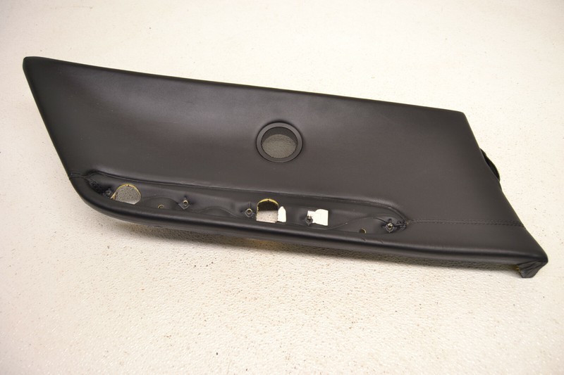 BMW E46 M3 Rear Left Door Panel Insert Trim Black Leather Coupe Oem 2001-2006