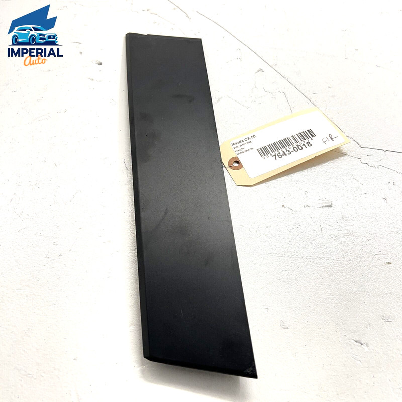 2023 MAZDA CX-50 FRONT RIGHT PASSENGER DOOR REARWARD APPLIQUE GARNISH TRIM OEM