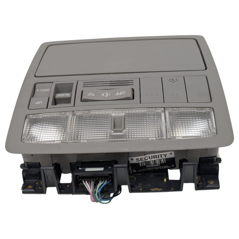 08-13 Toyota Highlander Overhead Console Front Dome Light Roof Lamp Sunroof OEM