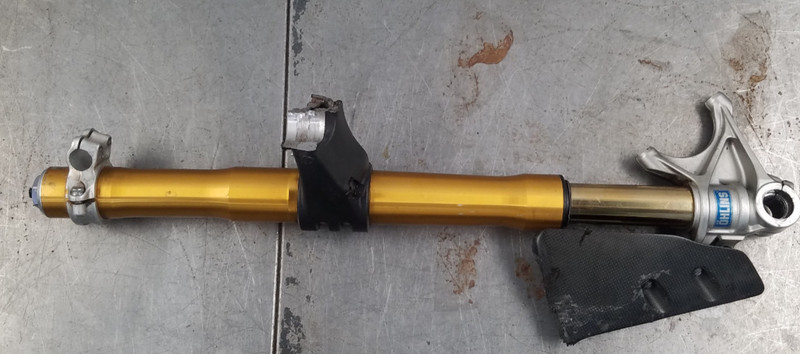 2012 Ducati 1199S Panigale Left Ohlins Fork - * #1953 L2