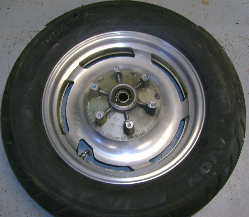 1998 Yamaha Vmax V Max VMX12 VMX 1200 VMX1200 Rear Wheel Tire Rim 98 150/90-15
