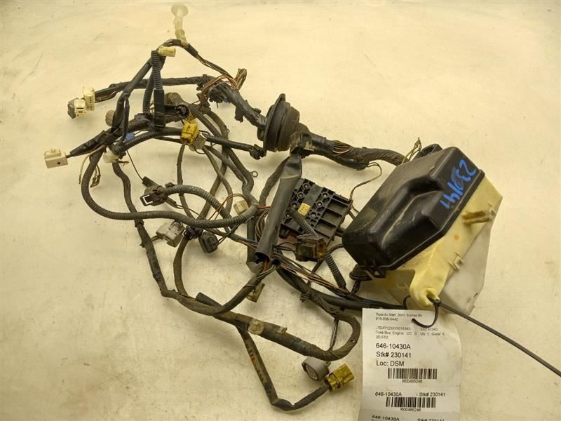 00 01 02 03 Toyota Echo Main Engine Room Harness 82111-52620