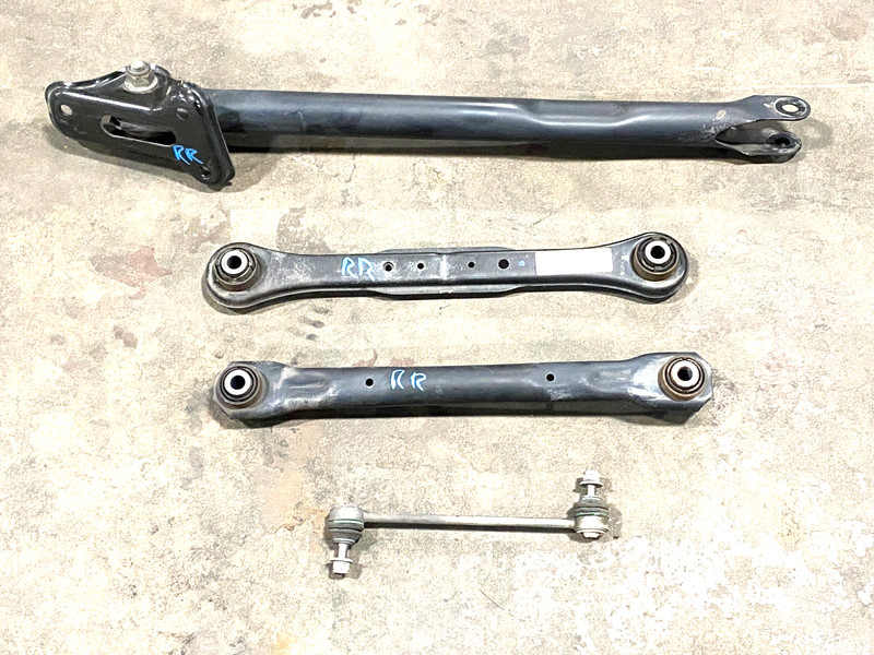 2012-2014 RANGE ROVER EVOQUE COUPE REAR RIGHT CONTROL ARM SET OEM #A0.27