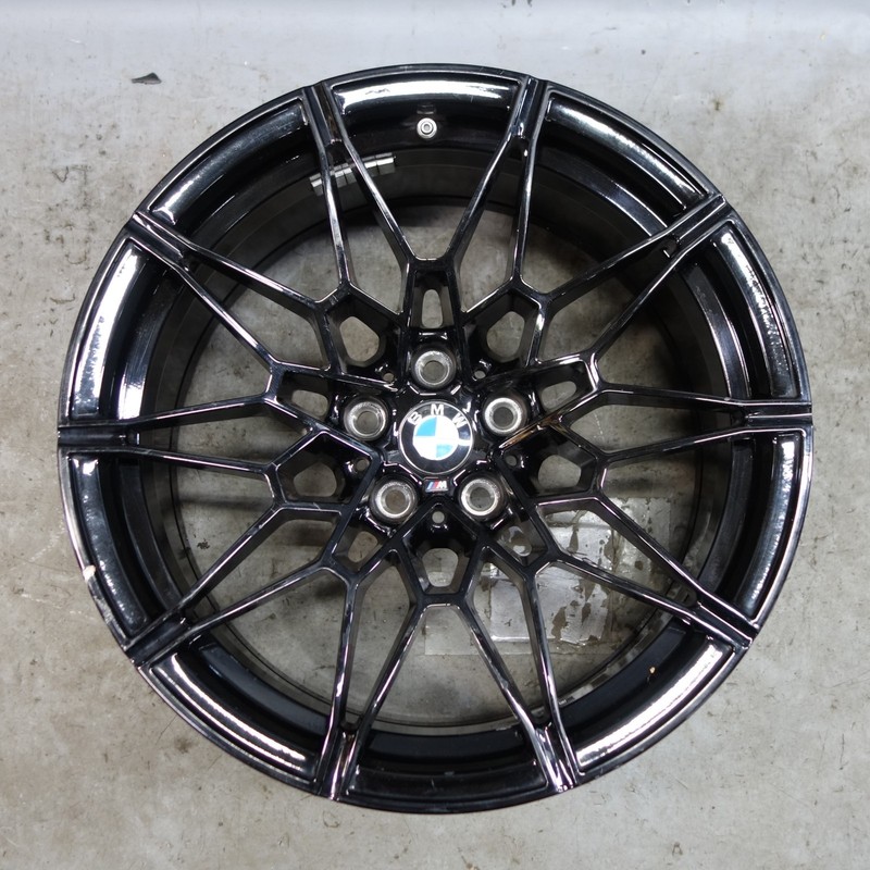 21-25 BMW G8x M3 M4 Front Style 826M Wheel 19x9.5 Black Rim OEM