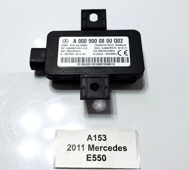 ✅ 2010-2013 OEM Mercedes A207 E550 Tire Pressure Monitor System TPMS Module