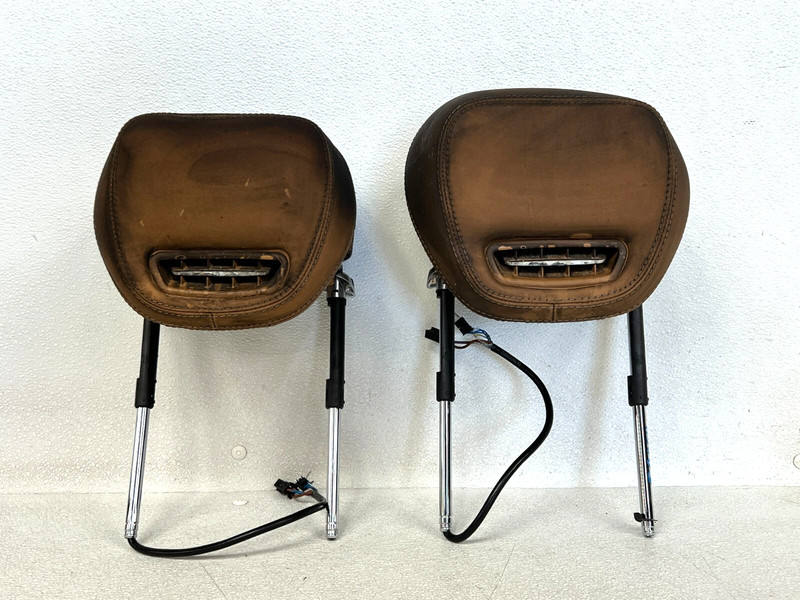 ⭐2009-2012 MERCEDES SL-CLASS FRONT SEAT HEADREST HEAD REST VENT SET OEM LOT2611