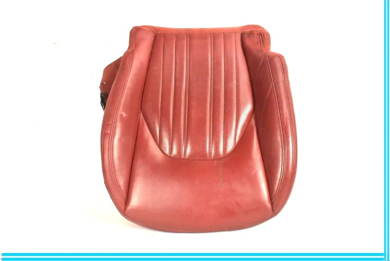 14-17 Maserati Ghibli Front Left Driver Side Lower Bottom Seat Cushion Red OEM