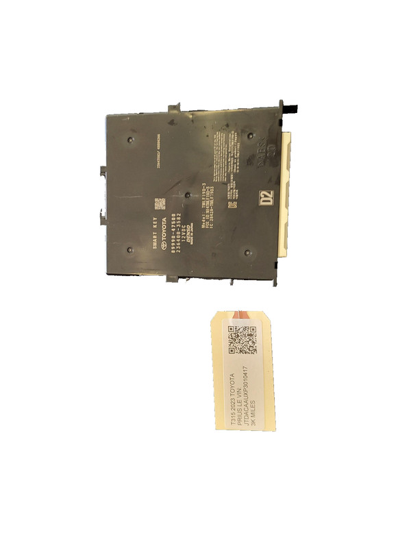 Used Oem Toyota Ignition Smart Key Control Module Unit 2023-2024 Prius 2.0L FWD