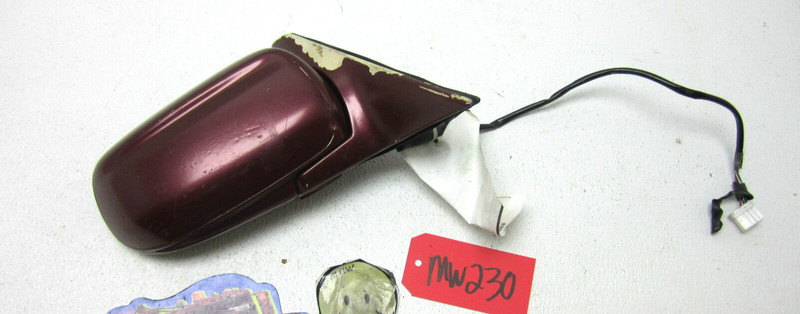 DOOR MIRROR GLASS MAROON POWER CAR PASSENGER SIDE RIGHT for 97 98 MAZDA MILLENIA