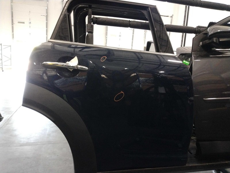 2017 MINI Countryman Blue Right Rear Door 7872996, 80K Miles, OEM Quality
