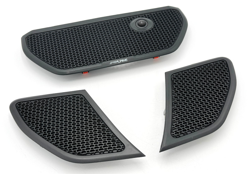 ✅ 2019-2026 RAM 1500 5th Gen ALPINE SPEAKERS SET GRILLE CENTER DASH COVER OEM