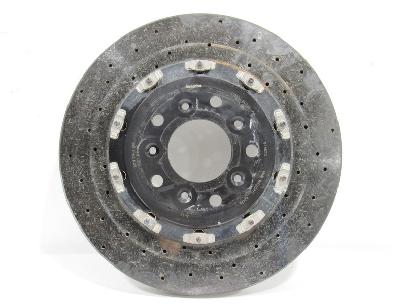 14-18 Aston Martin Vanquish 2014 Rear Left Brake Rotor Disc Carbon Ceramic Y2