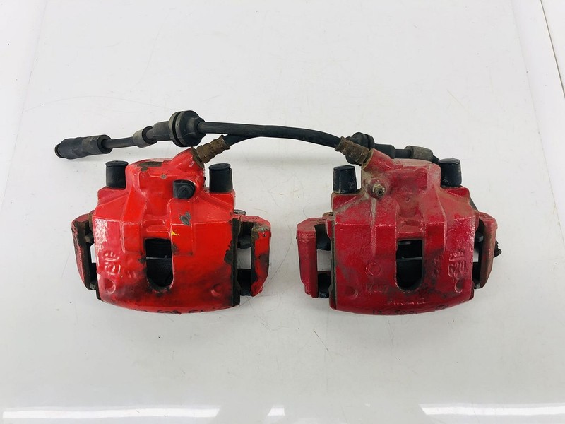 12-17 FIAT 500S FRONT RIGHT & LEFT SIDE BRAKE CALIPER W/ HOSE SET OEM