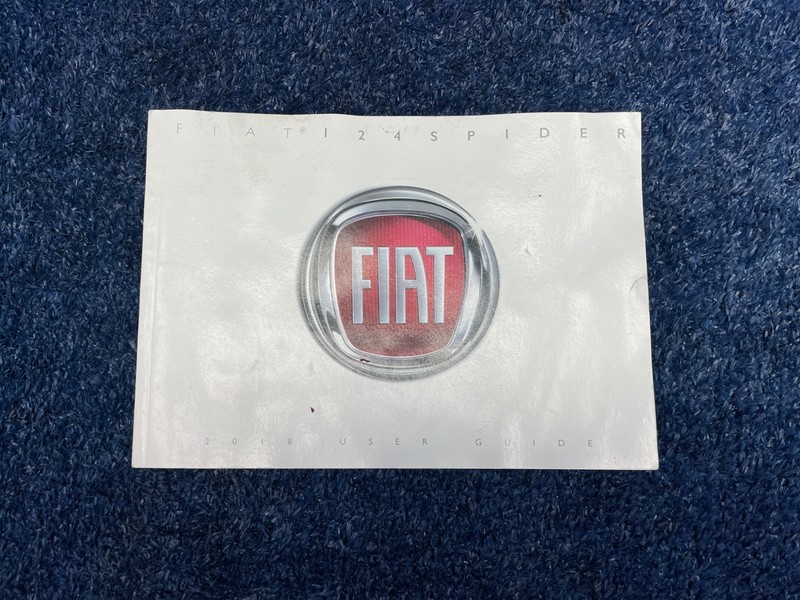2018 FIAT 124 Spider Owners User Guide Operating Manual Handbook OEM