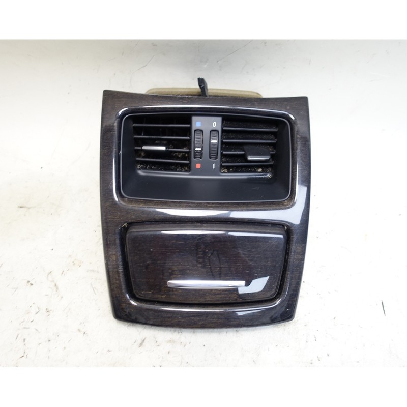 11-13 BMW E92 E93 3-Series Rear Center Console Wood Trim Cover Dark Bamboo OEM