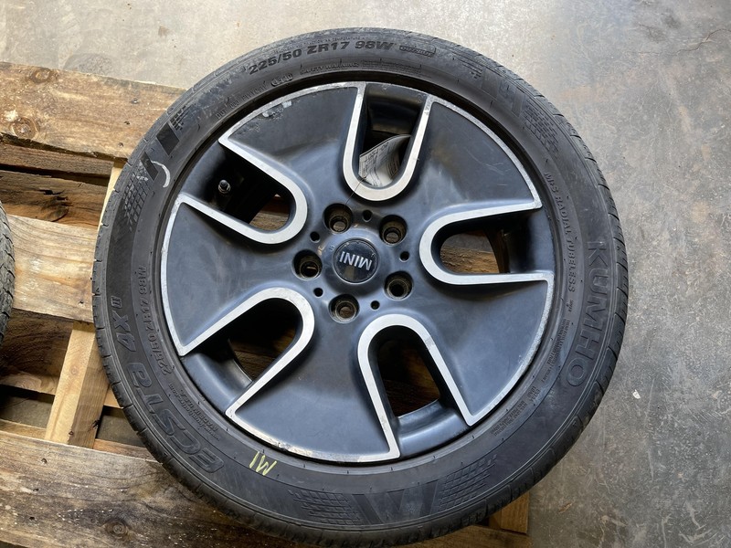 2011-2014 MINI COOPER COUNTRYMAN WHEEL RIM TIRE R17x7 225/50 5 SLOT SPOKE OEM