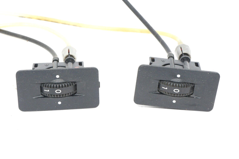 94-99 MERCEDES S420 W140 FRONT SEAT LUMBAR ADJUSTMENT SWITCH SET OF 2 OEM