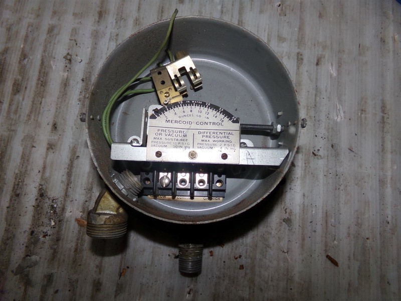 Mercoid Control PG 153 RP1 Pressure Switch *FREE SHIPPING*