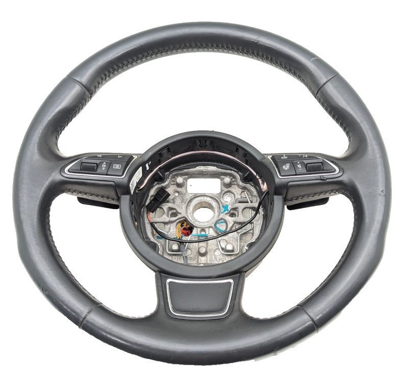 12-18 Audi C7 A6 A7 Steering Wheel w/ Paddle Shifters OEM