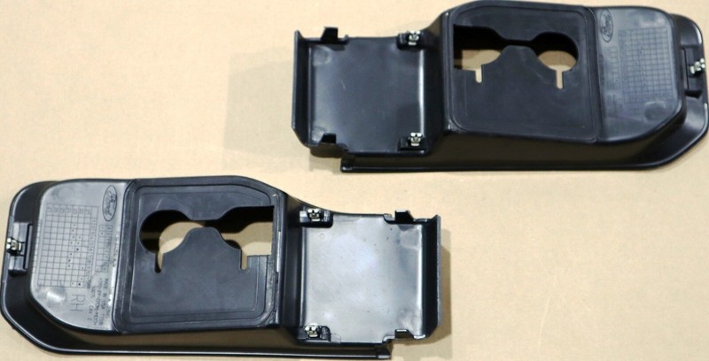 23-26 Ford SD Front Bumper Tow Hook Covers PC3Z8310AA PC3Z8311AA Pair OEM