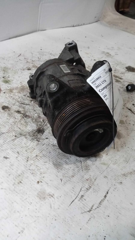 2011 Cadillac CTS A/C Compressor OEM 3.0L Black 157K Miles NJ25-18953-468333