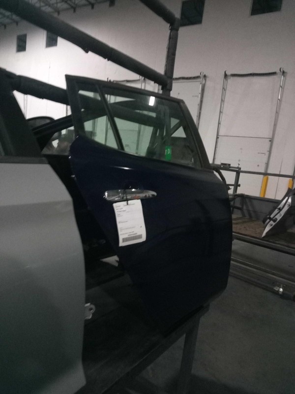 2017 Nissan Leaf Blue Rear Right Door 74K Miles - OEM Replacement Part