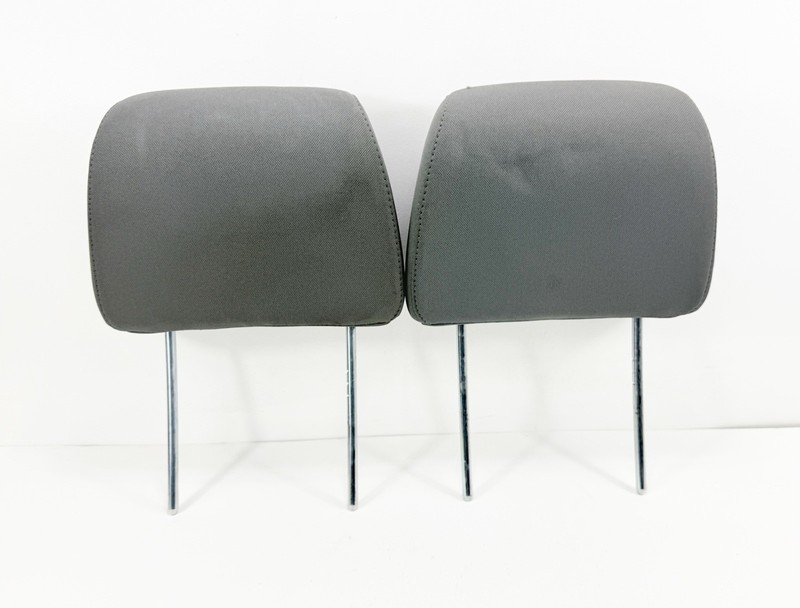2006-2008 DODGE RAM 1500 RH RIGHT LH LEFT FRONT HEADRESTS SET CLOTH GRAY OEM