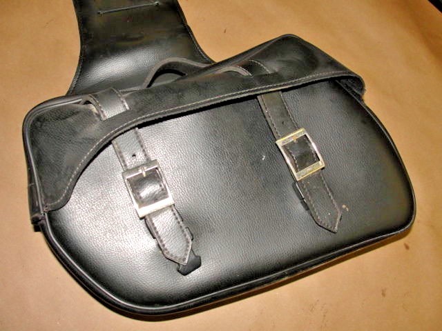1985 HONDA SHADOW VT 1100 C LEFT SIDE LEATHER SADDLE STORAGE BAG VT1100 VT1100C
